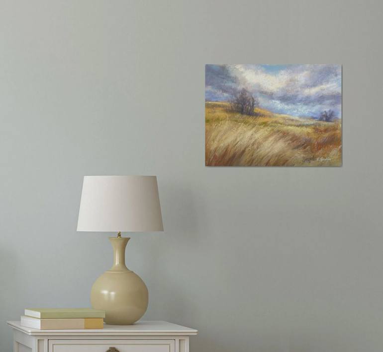 Original Impressionism Landscape Painting by Elena Genkin