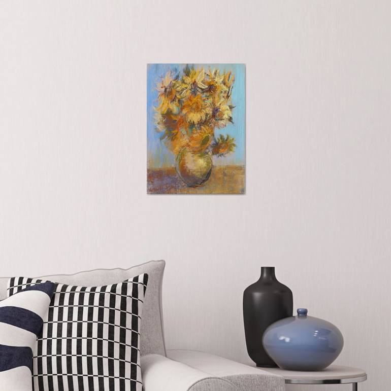 Original Floral Painting by Elena Genkin