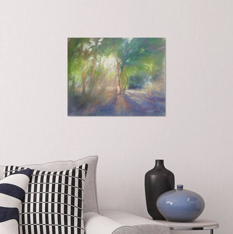 Original Impressionism Landscape Painting by Elena Genkin