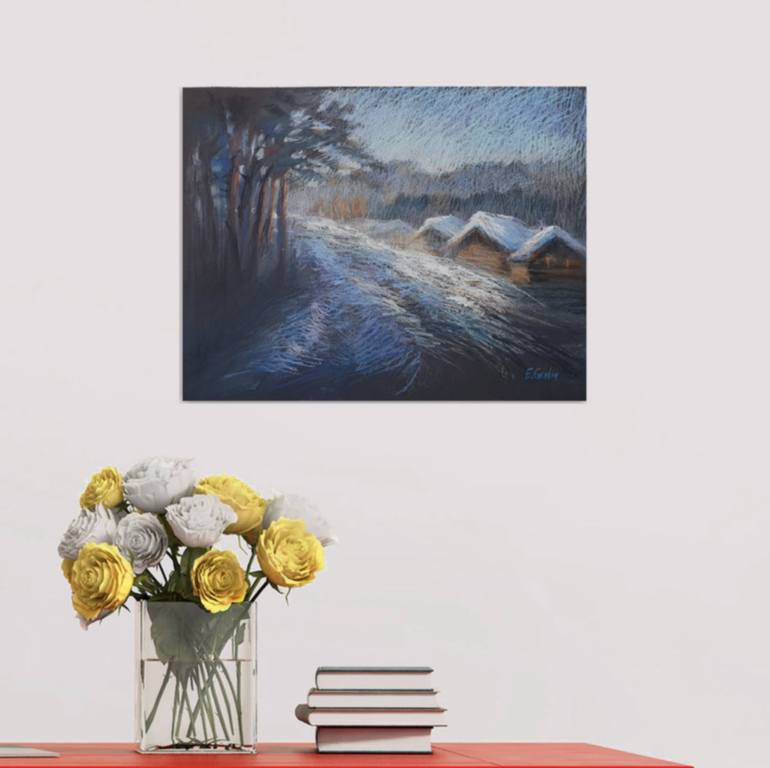 Original Impressionism Landscape Painting by Elena Genkin