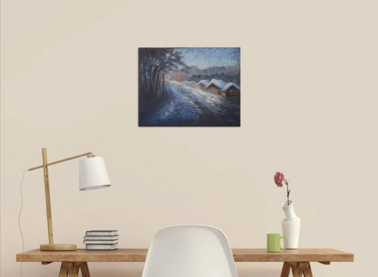 Original Impressionism Landscape Painting by Elena Genkin