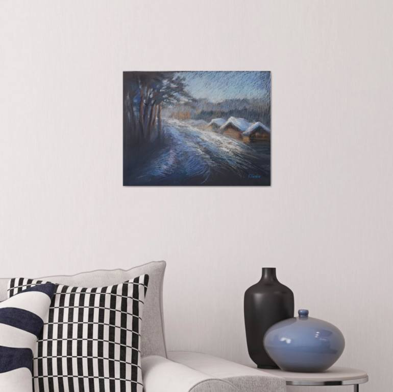 Original Impressionism Landscape Painting by Elena Genkin