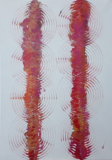 Original Modern Abstract Paintings by Ursula Roma