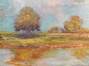 Original Expressionism Landscape Paintings by robert baker