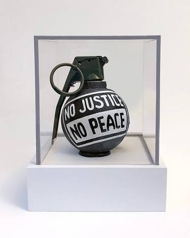 No Justice No Peace Grenade thumb
