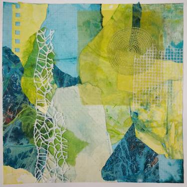 Original Abstract Collage by Donna Barnhart