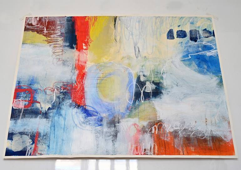 Original Abstract Expressionism Abstract Painting by BEINAN TANG