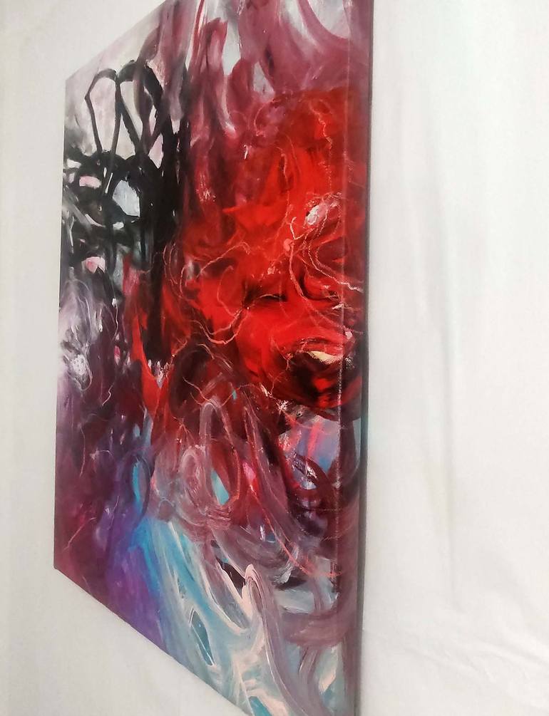 Original Abstract Expressionism Abstract Painting by BEINAN TANG