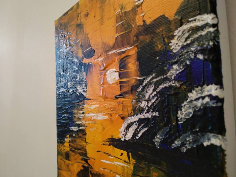 Original Abstract Expressionism Abstract Painting by Tati Geo