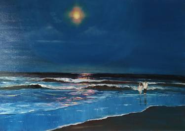 Print of Fine Art Beach Paintings by Tati Geo