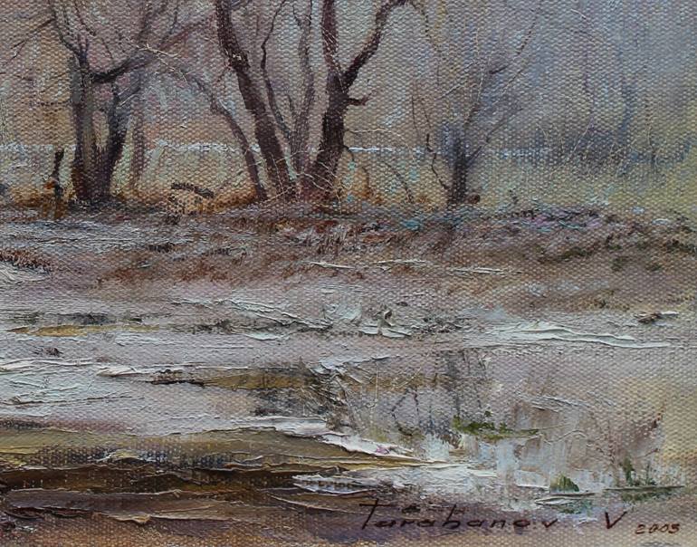 Original Impressionism Landscape Painting by Volodymyr Tarabanov