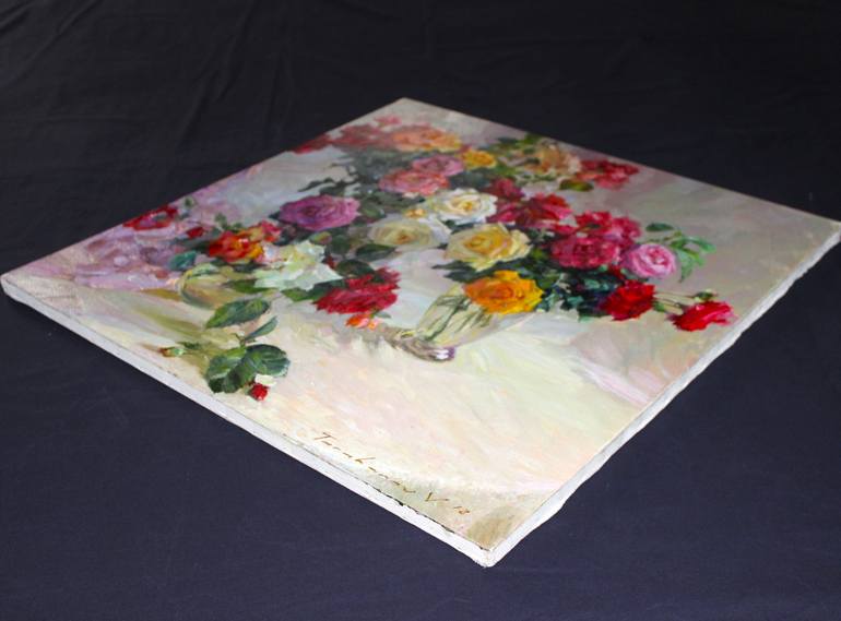 Original Realism Floral Painting by Volodymyr Tarabanov