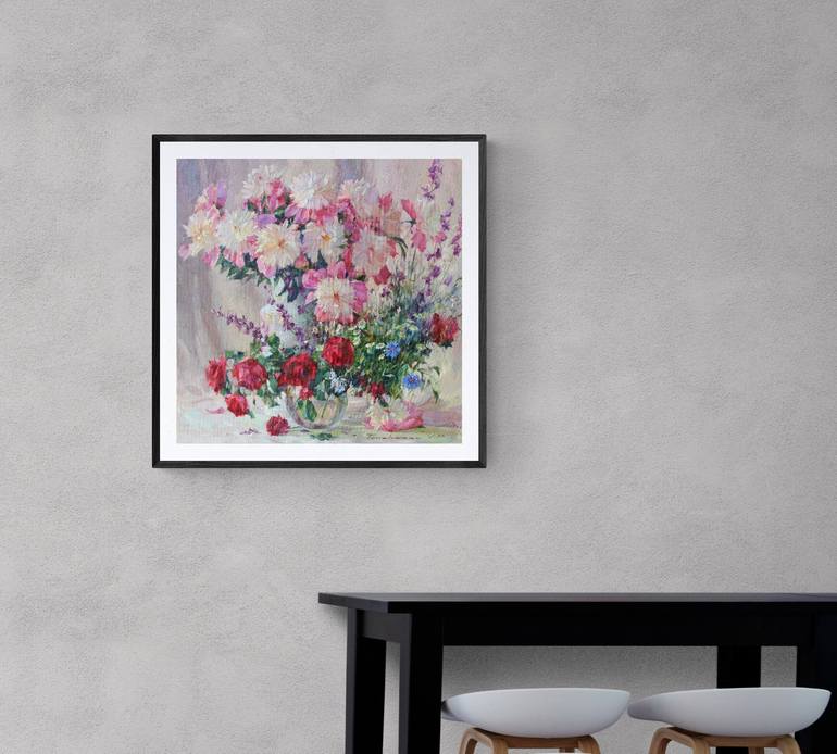 Original Realism Floral Painting by Volodymyr Tarabanov