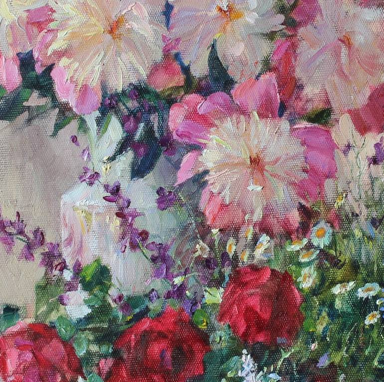 Original Realism Floral Painting by Volodymyr Tarabanov