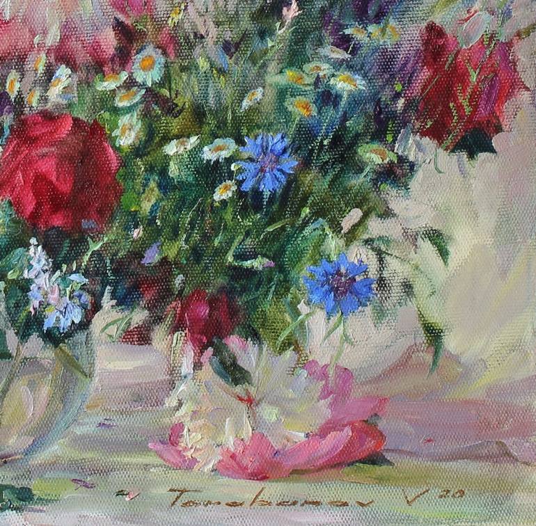 Original Realism Floral Painting by Volodymyr Tarabanov