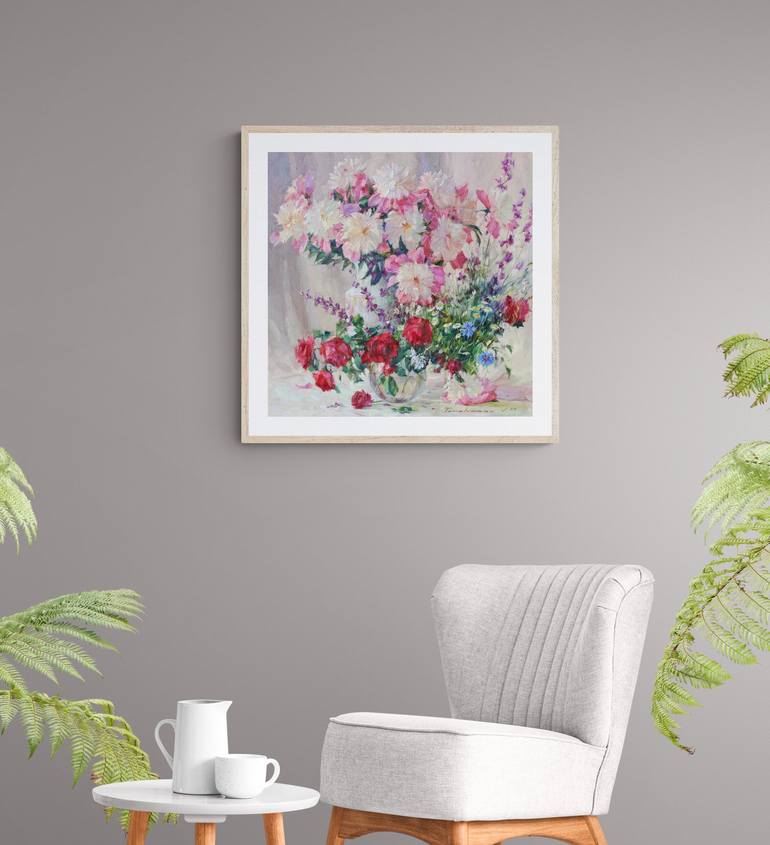 Original Realism Floral Painting by Volodymyr Tarabanov