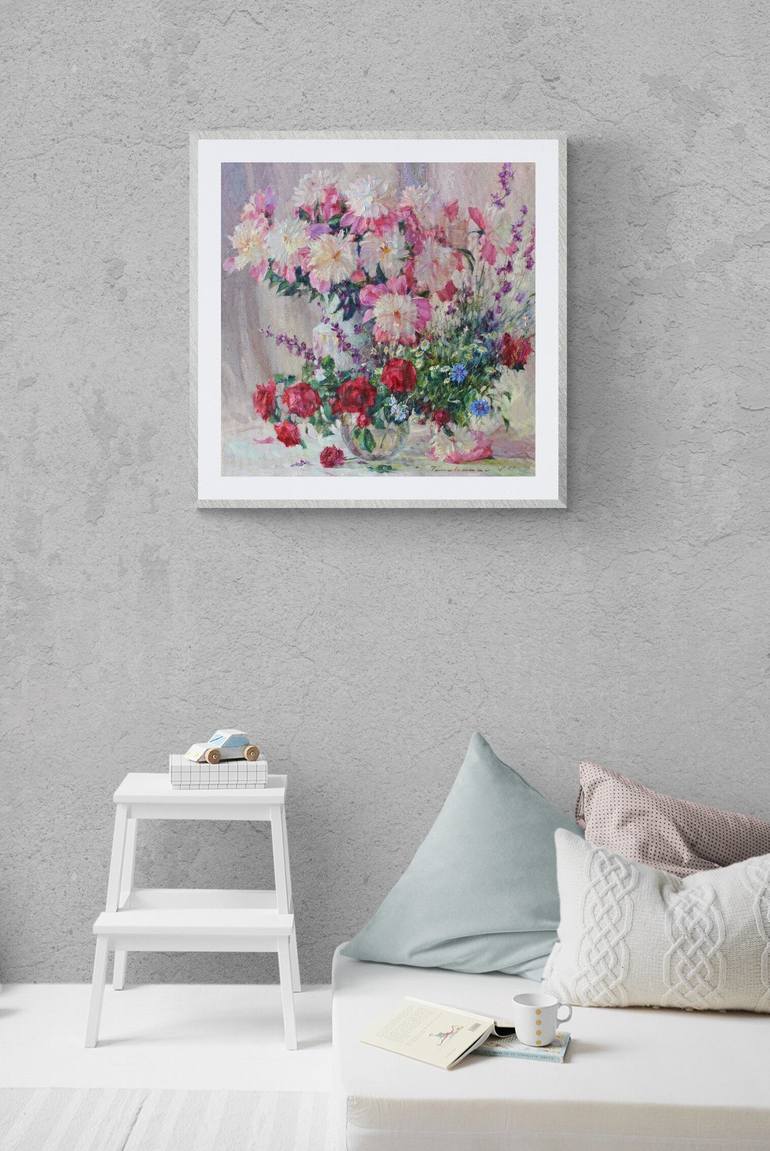 Original Realism Floral Painting by Volodymyr Tarabanov