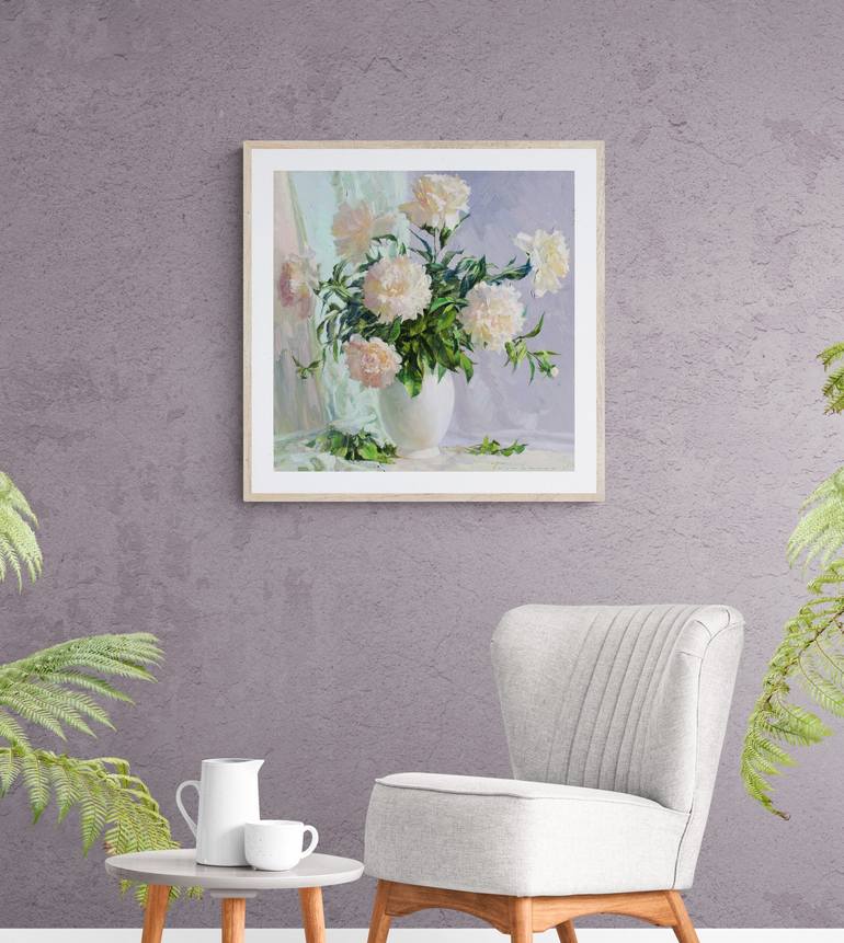 Original Realism Floral Painting by Volodymyr Tarabanov