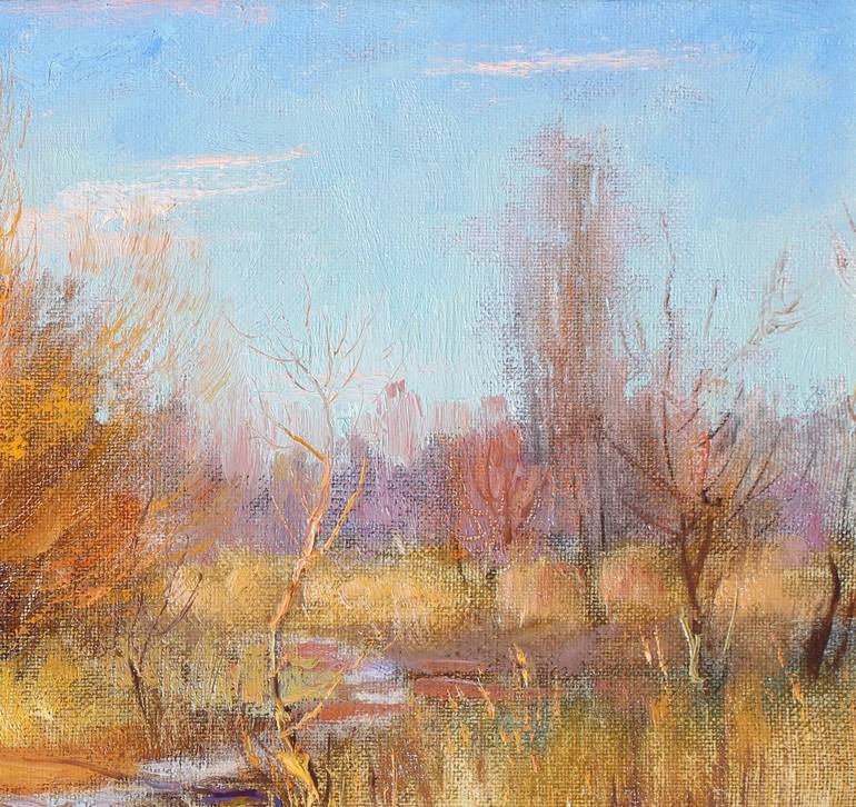 Original Post-impressionism Landscape Painting by Volodymyr Tarabanov