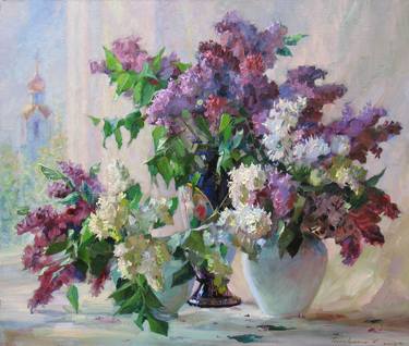 Print of Impressionism Still Life Paintings by Volodymyr Tarabanov