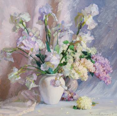 Lilacs and Irises thumb