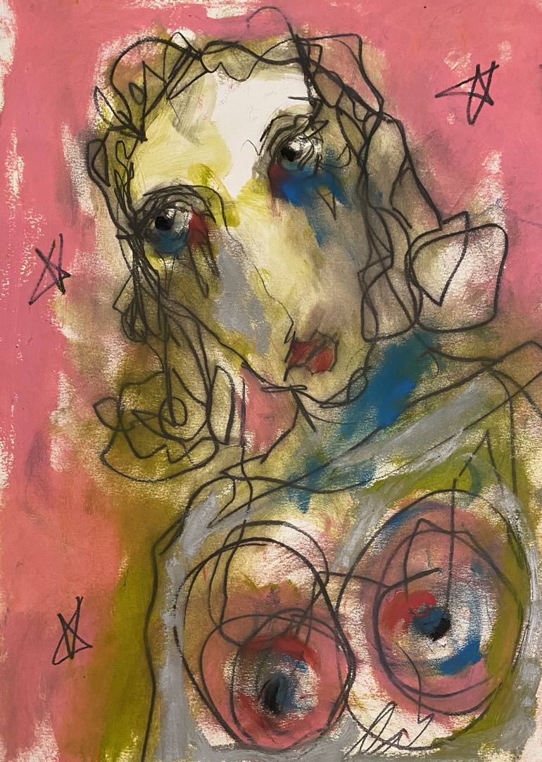 Adorabile Triste E Nudo Adorable Sad And Naked Painting By Kelli Dubay Saatchi Art