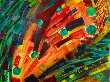 Original Abstract Paintings by Crystal MacClain