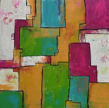 Original Abstract Expressionism Abstract Paintings by Evan Stuart Marshall