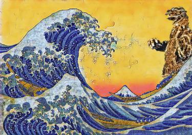 Godzilla vs Hokusai #1 - Limited Edition 1 of 10 thumb