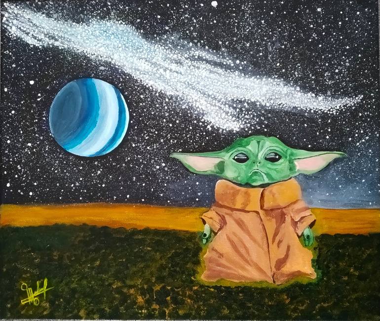 Baby Yoda by Carlos Puentes