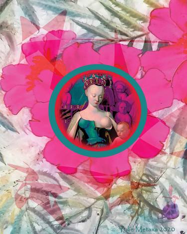 Print of Floral Mixed Media by Yulie Metaxa