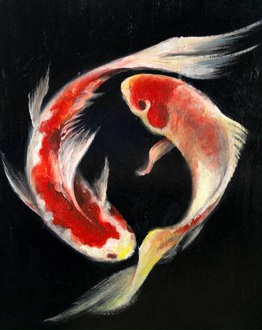 Original Fish Paintings by Anya Viktorovich