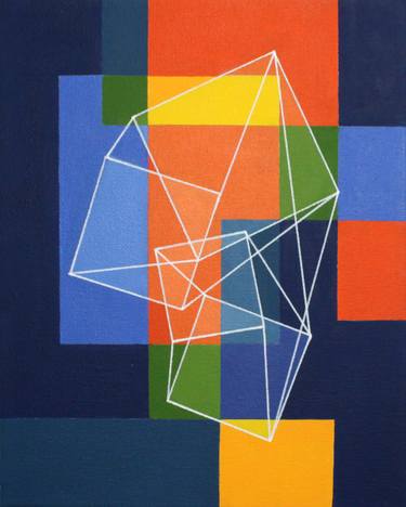 Print of Abstract Geometric Paintings by Youngye Cho