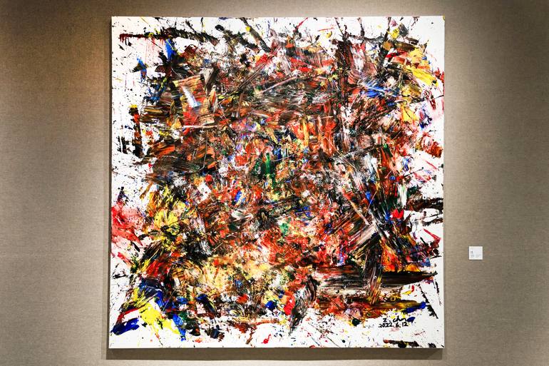 Original Contemporary Abstract Painting by Shenglian Lin