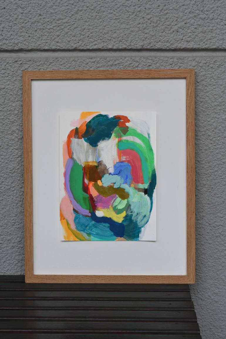 Original Abstract Expressionism Abstract Painting by Swati Singh