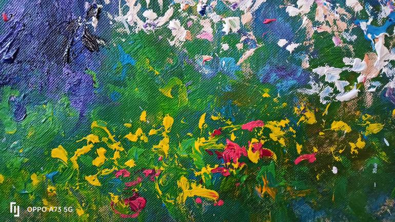 Original Expressionism Landscape Painting by Andrés Rueda