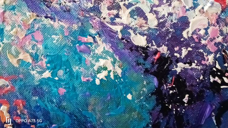 Original Expressionism Landscape Painting by Andrés Rueda