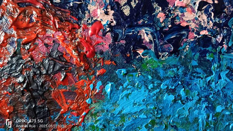 Original Abstract Expressionism Landscape Painting by Andrés Rueda