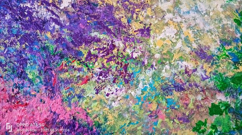 Original Abstract Expressionism Landscape Painting by Andrés Rueda