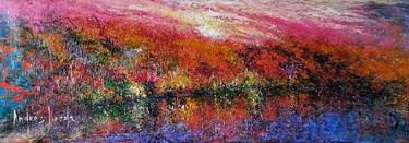 Original Abstract Expressionism Landscape Paintings by Andrés Rueda