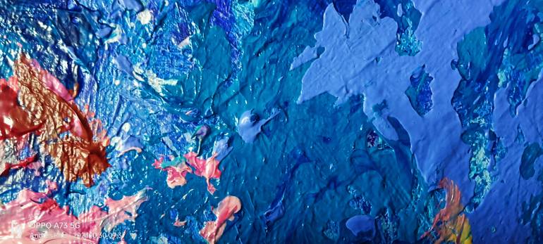 Original Abstract Expressionism Landscape Painting by Andrés Rueda