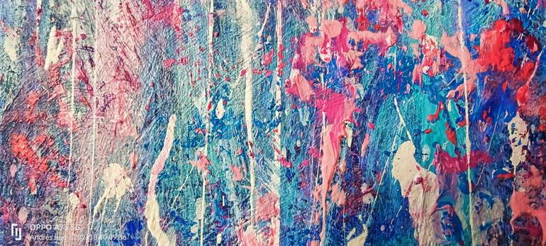 Original Abstract Expressionism Landscape Painting by Andrés Rueda