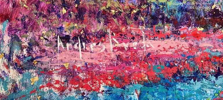 Original Abstract Landscape Painting by Andrés Rueda