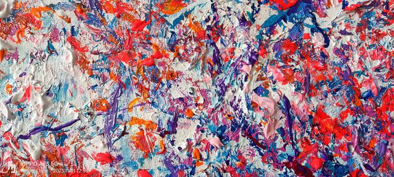 Original Abstract Expressionism Landscape Painting by Andrés Rueda