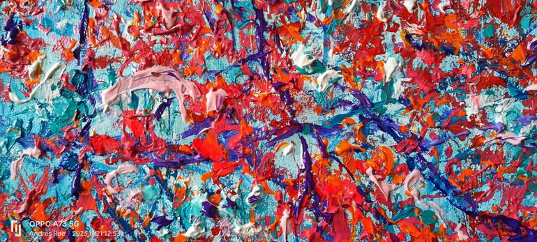 Original Abstract Expressionism Landscape Painting by Andrés Rueda