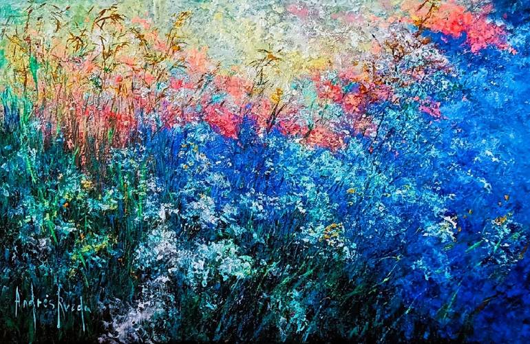 Print of Abstract Expressionism Landscape Paintings by Andrés Rueda