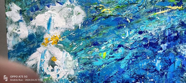 Original Abstract Expressionism Nature Painting by Andrés Rueda