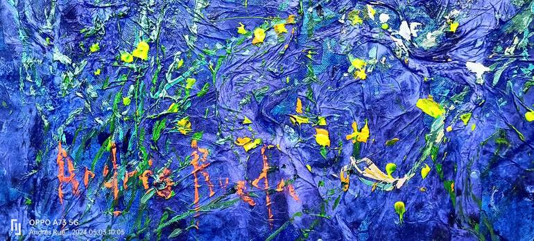 Original Abstract Expressionism Botanic Painting by Andrés Rueda