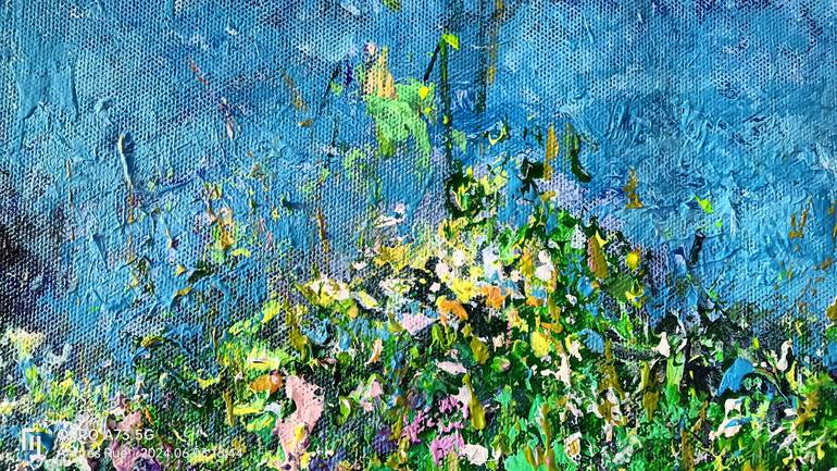 Original Abstract Expressionism Landscape Painting by Andrés Rueda