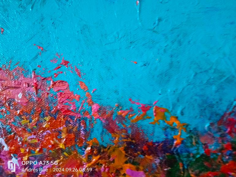 Original Abstract Expressionism Landscape Painting by Andrés Rueda